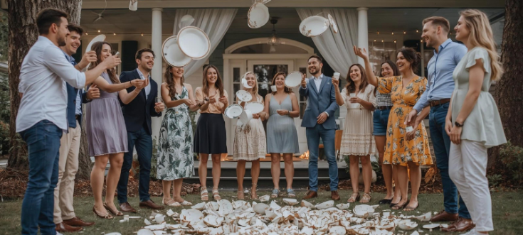 Unkonventionelle Hochzeit mit Fokus auf Persönlichkeit, Individualität und bewusster Abkehr von alten Hochzeitsbräuchen.