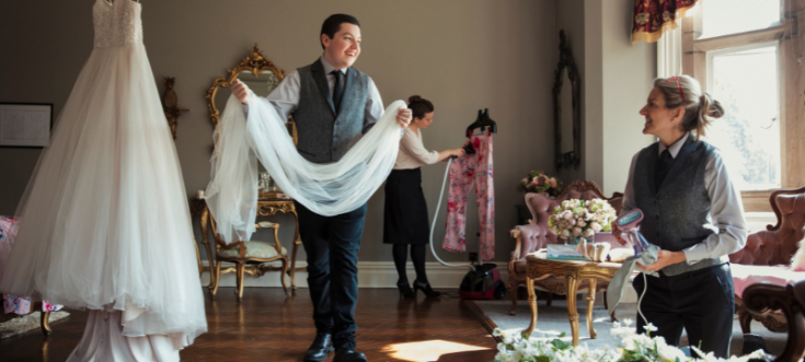 Brautpaar identifiziert zeitintensive Aufgaben der Hochzeitsplanung