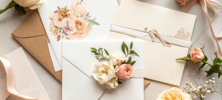 Brautpaar kalkuliert den Zeitaufwand der Hochzeitsorganisation