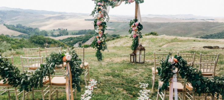 Individuelle Trauung im Freien