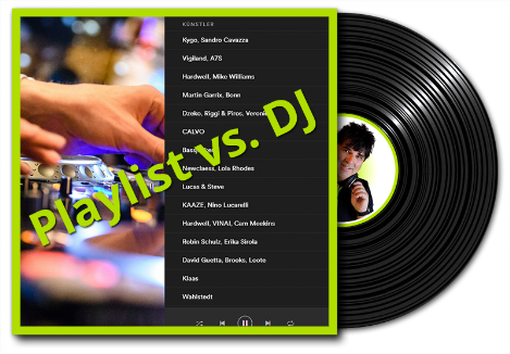 PLAYLIST VS. DJ